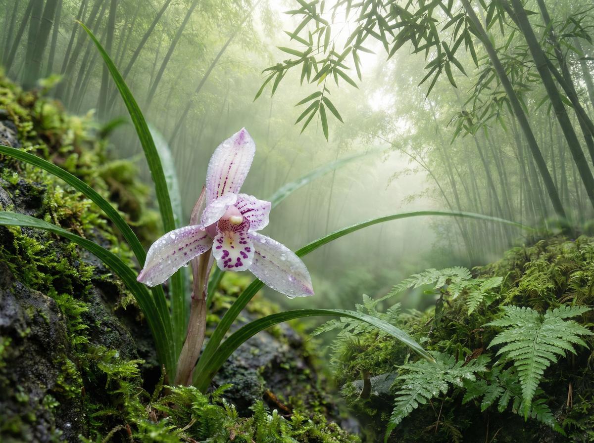 蓝导航 - 峨眉山兰花测评视频