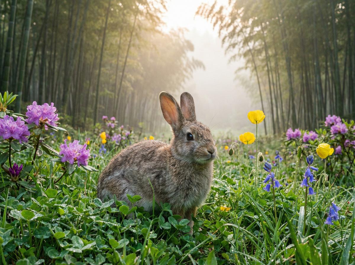 蓝导航 - 困困兔与植物短视频
